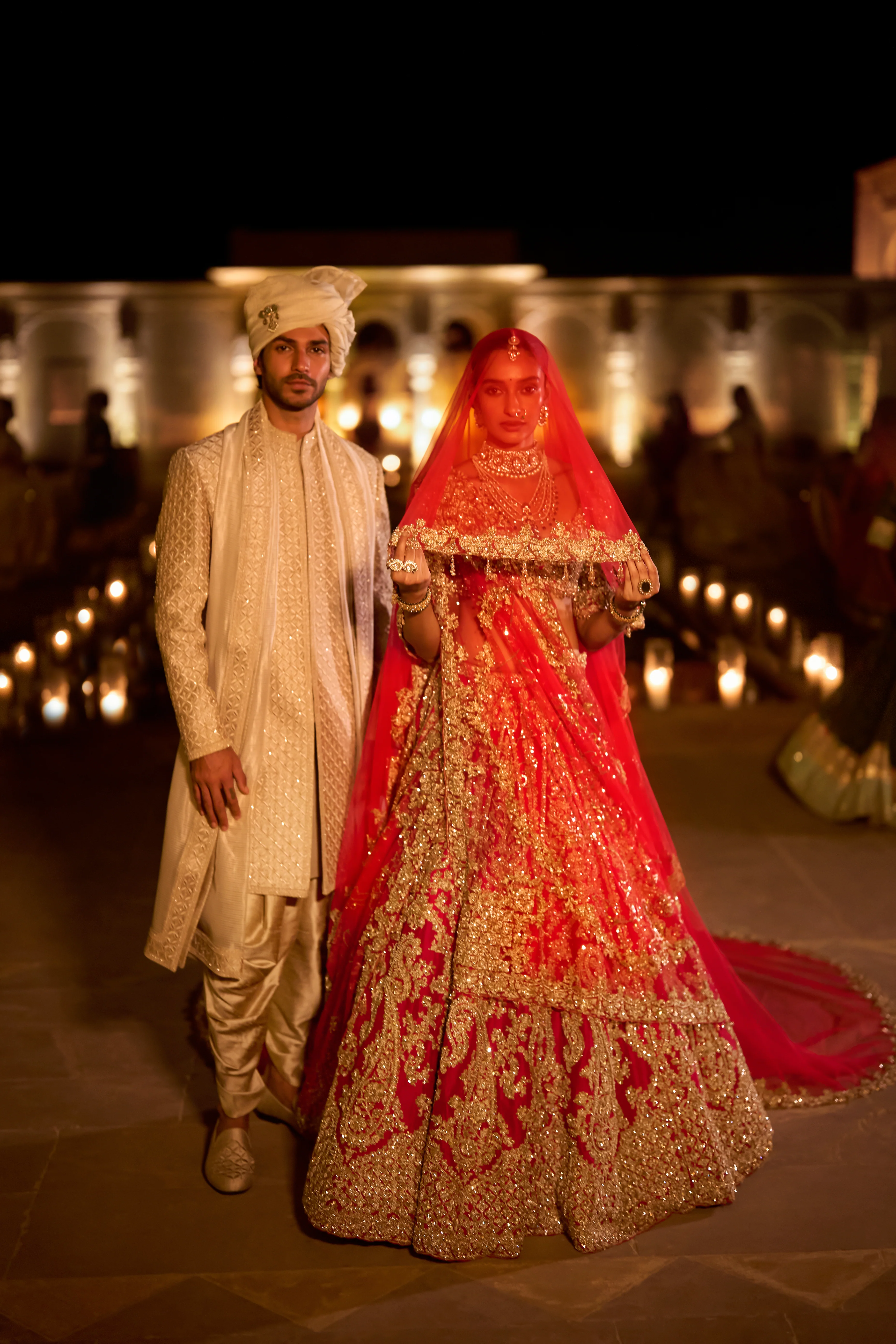 Champagne Gold Sherwani Set - Image 3