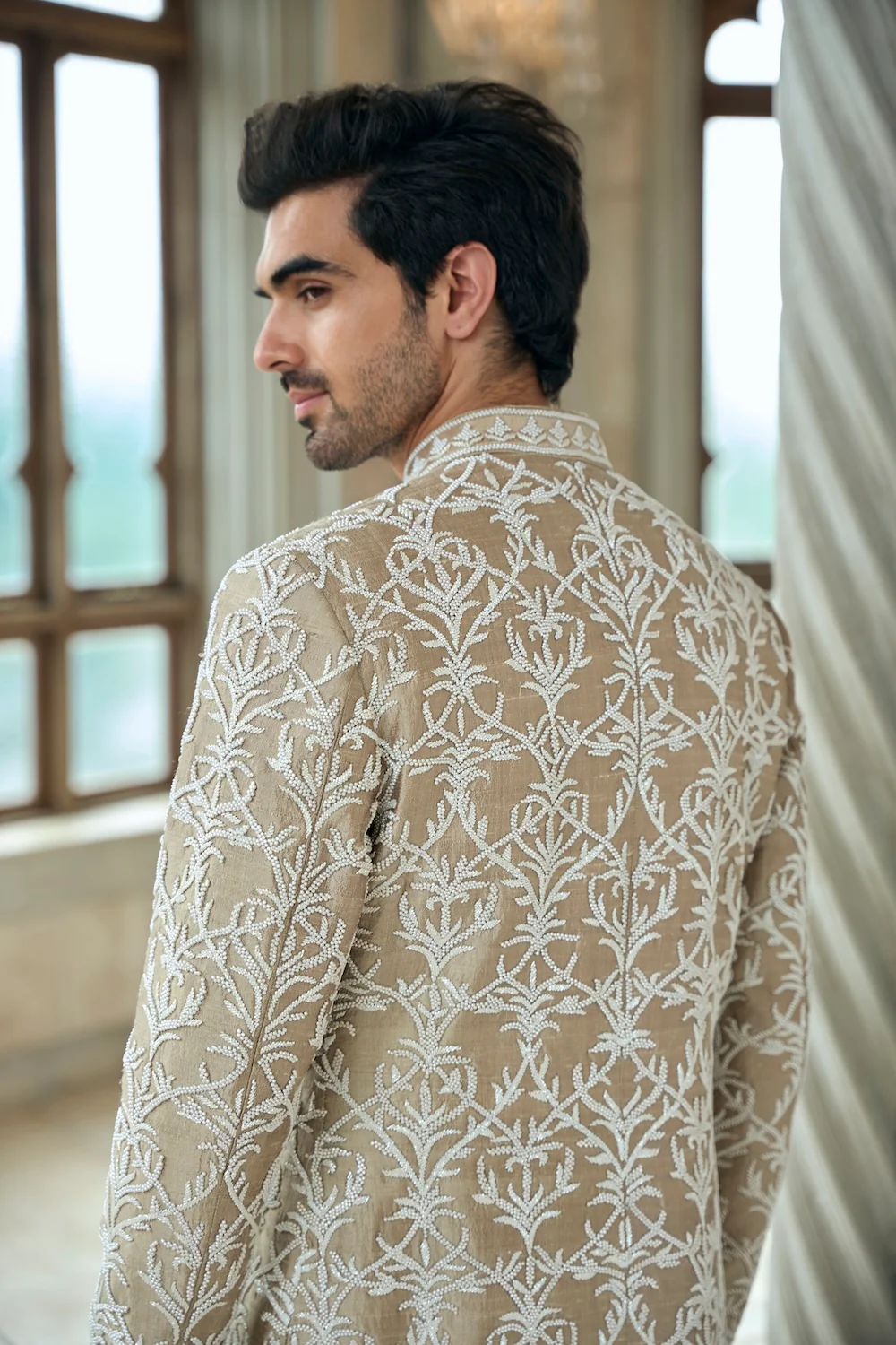 Coffee Sherwani Set - Image 4
