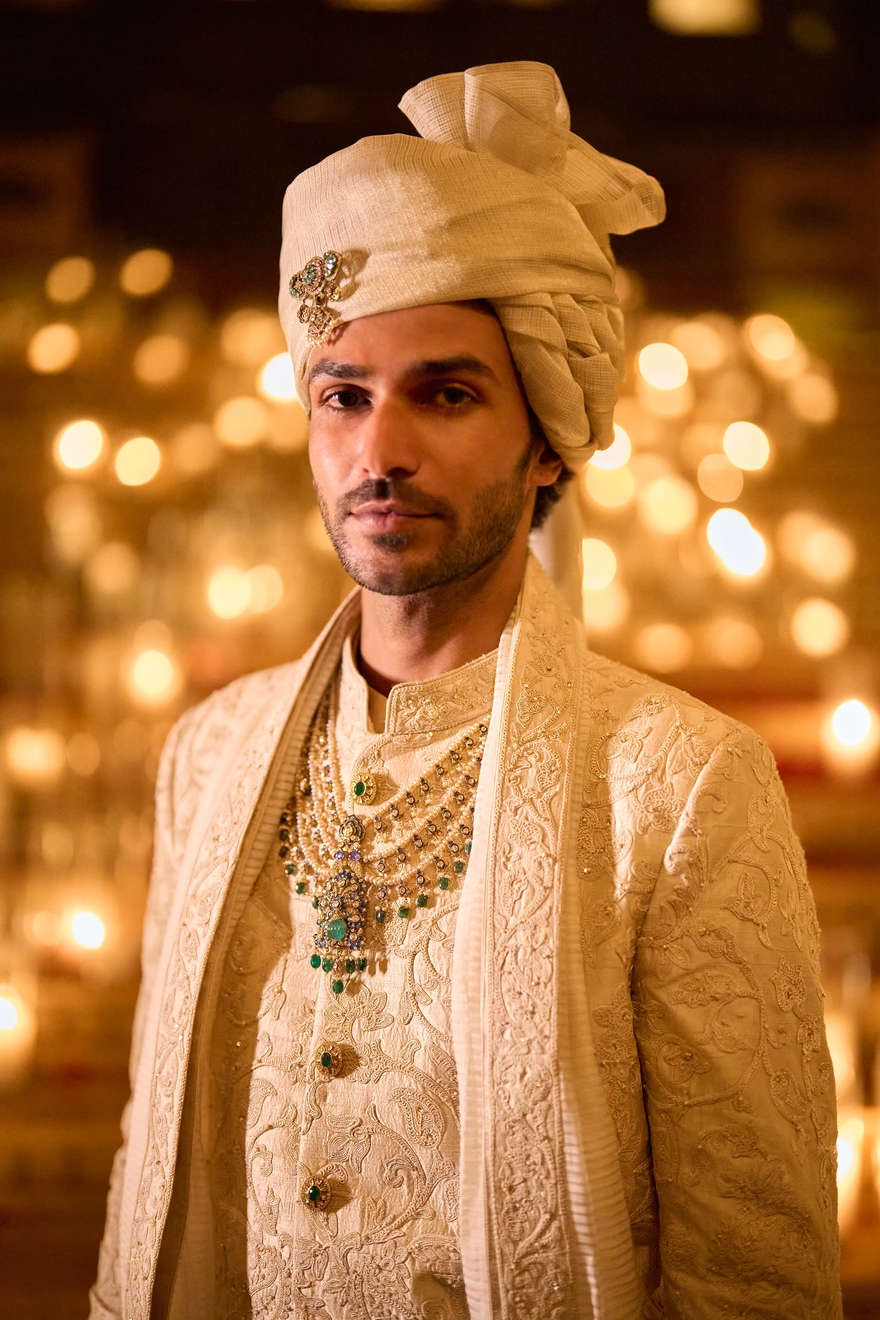 Ivory Sherwani Set - Image 3