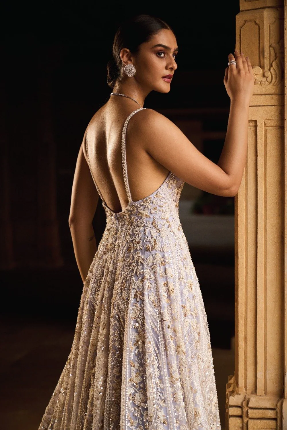Mauve Pearl Gown - Image 4
