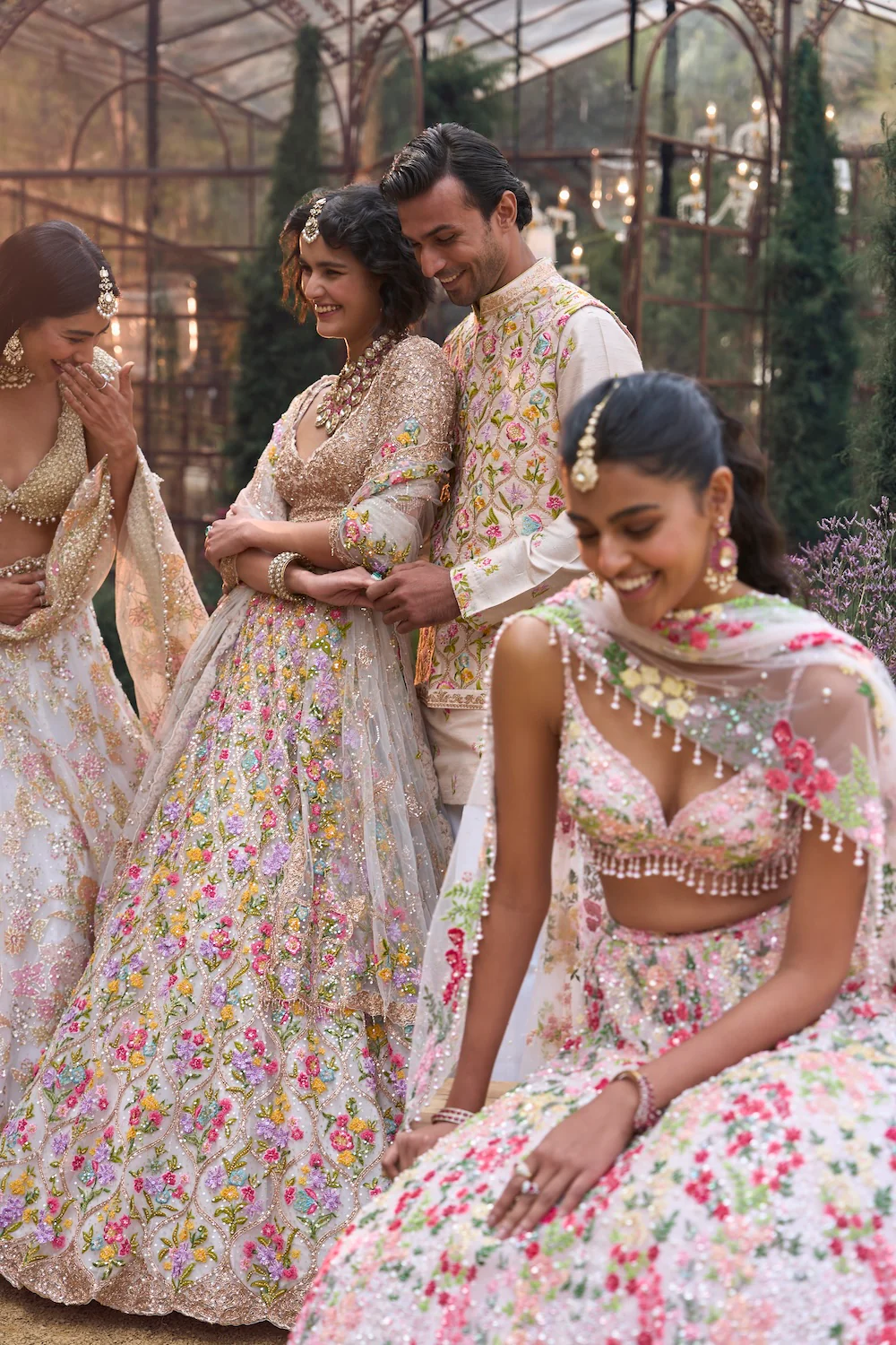 Multi-Coloured Floral Bundi Set - Image 6